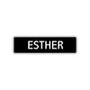 Esther Street Sign Children Name Room Plate