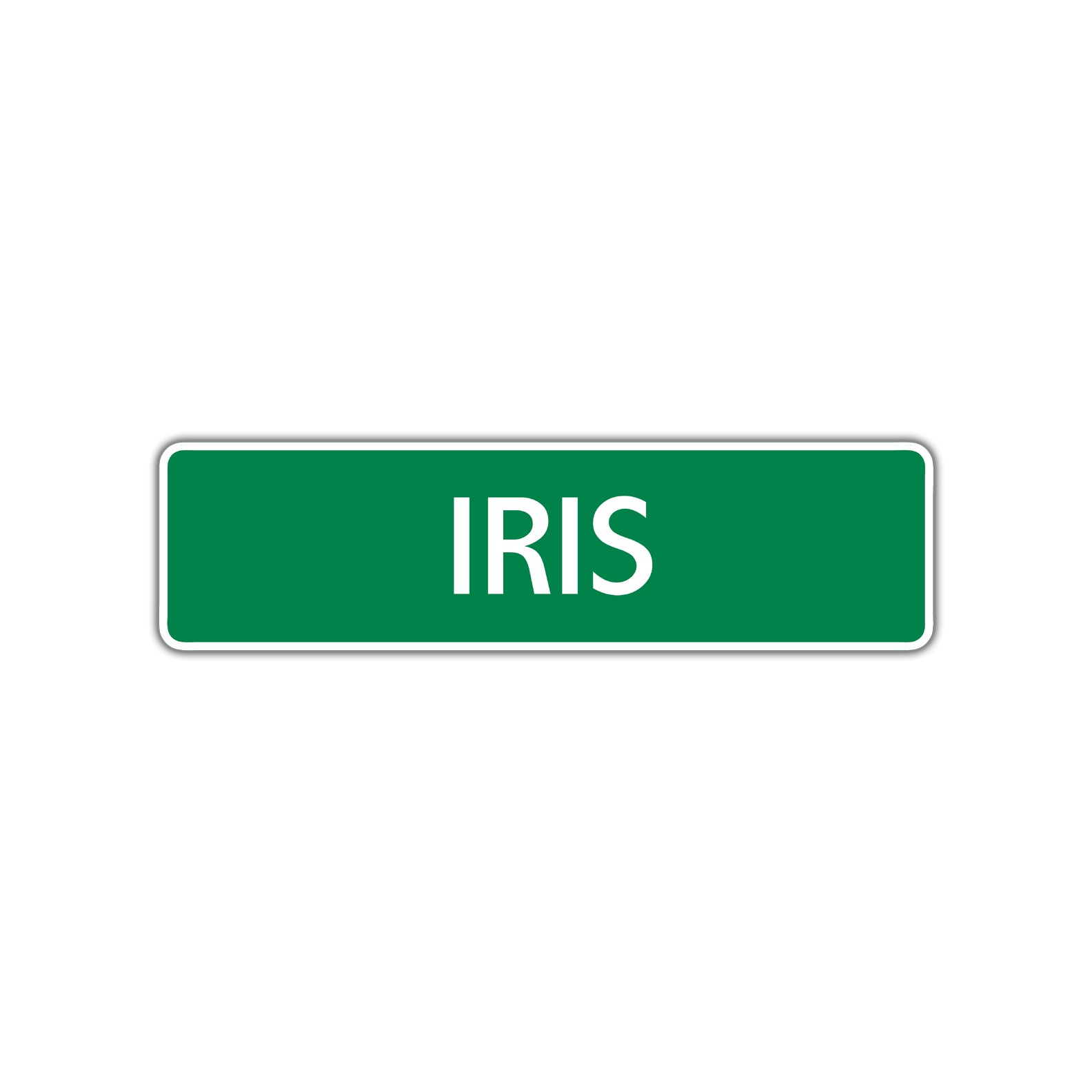 Iris Street Sign Children Name Room Plate
