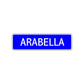 Arabella Street Sign Children Name Room Plate