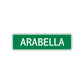Arabella Street Sign Children Name Room Plate