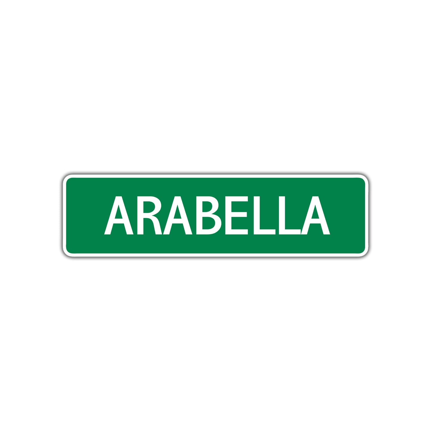 Arabella Street Sign Children Name Room Plate