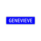 Genevieve Street Sign Children Name Room Plate