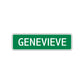 Genevieve Street Sign Children Name Room Plate