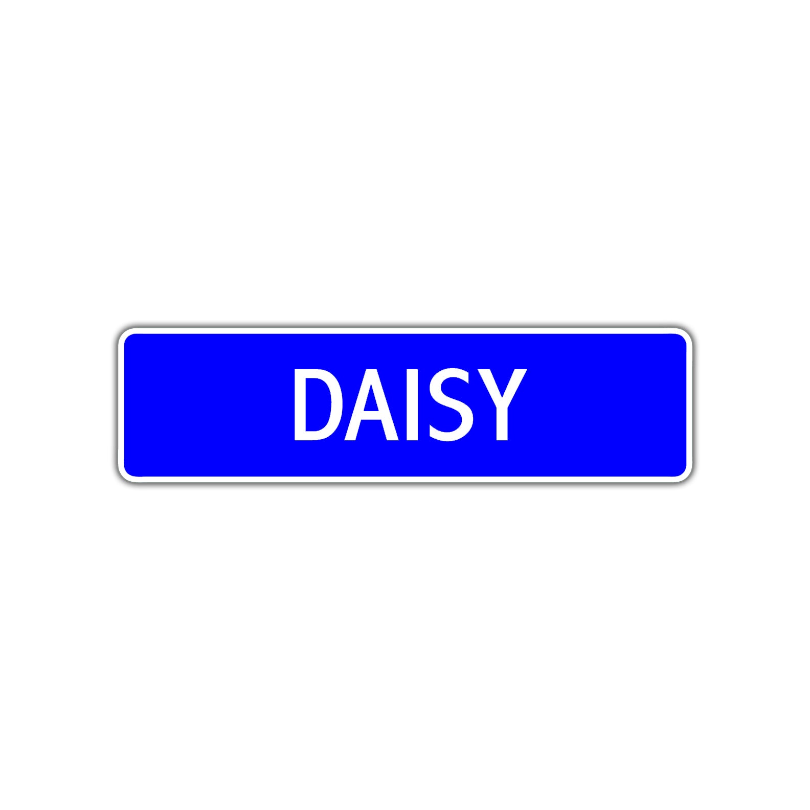Daisy Street Sign Children Name Room Plate