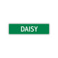 Daisy Street Sign Children Name Room Plate