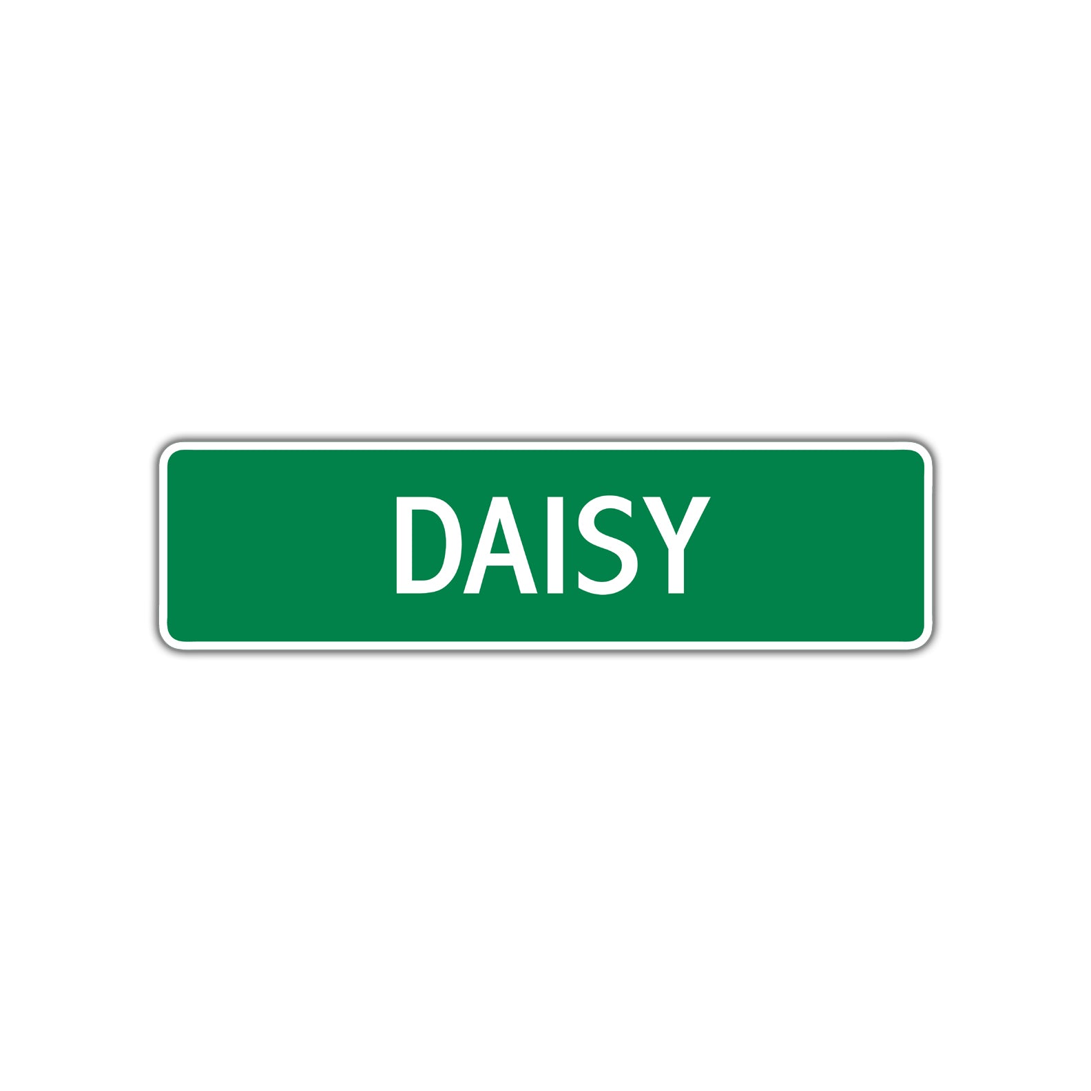 Daisy Street Sign Children Name Room Plate