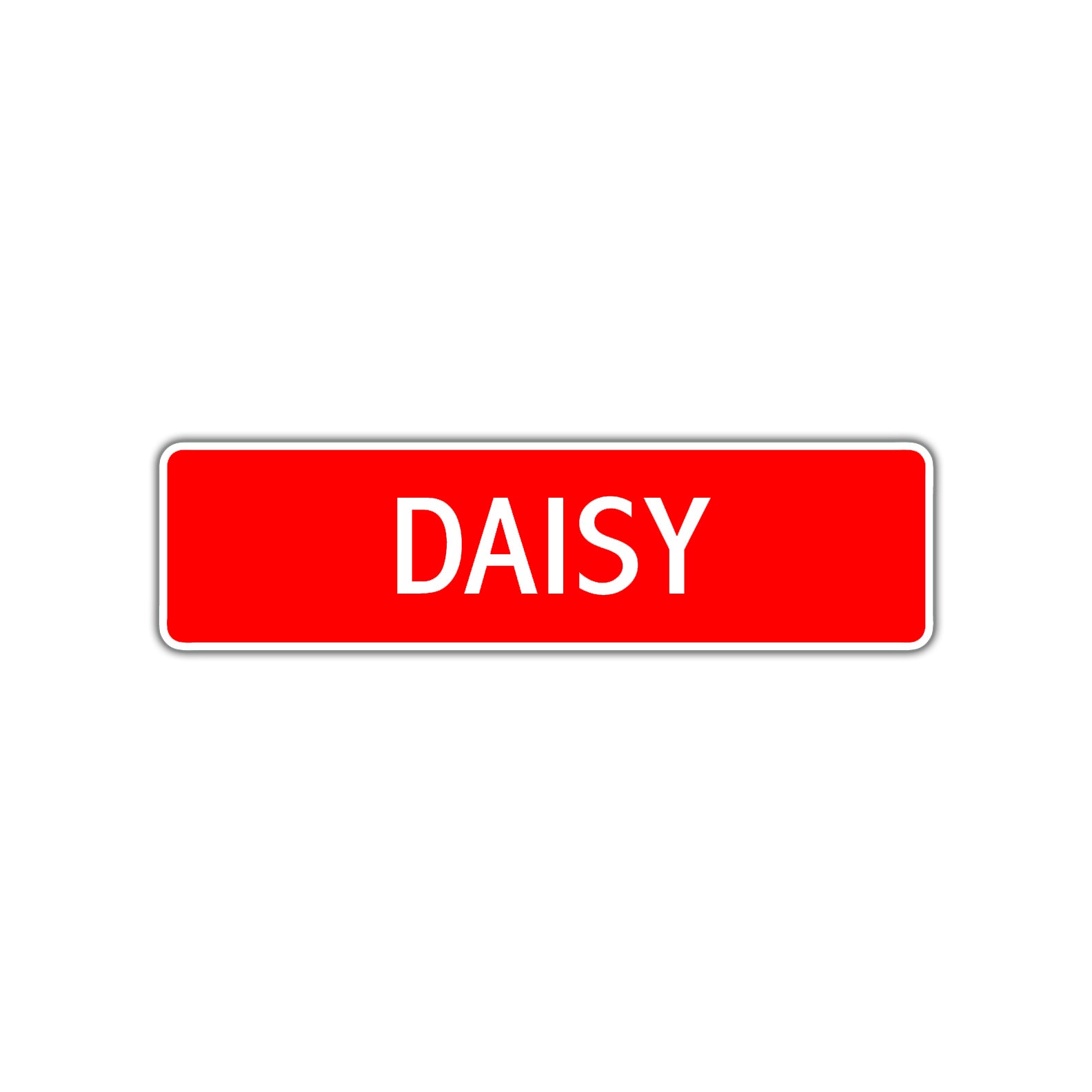 Daisy Street Sign Children Name Room Plate