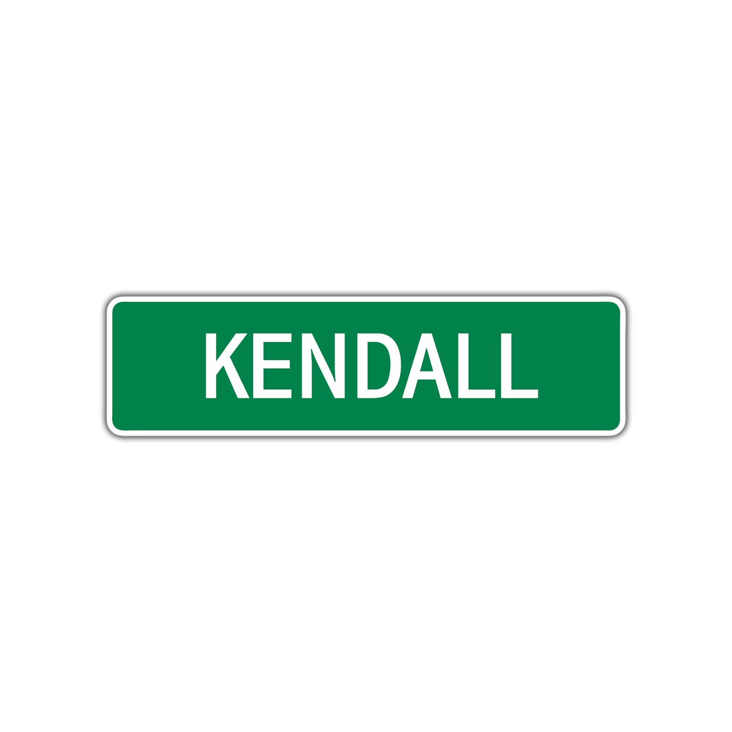 Kendall Street Sign Children Name Room Plate