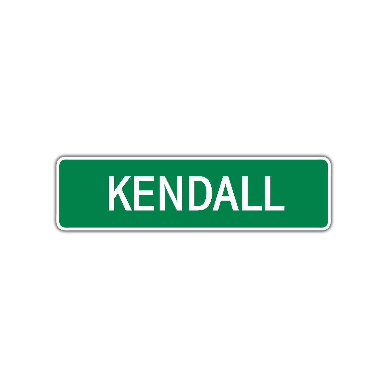Kendall Street Sign Children Name Room Plate