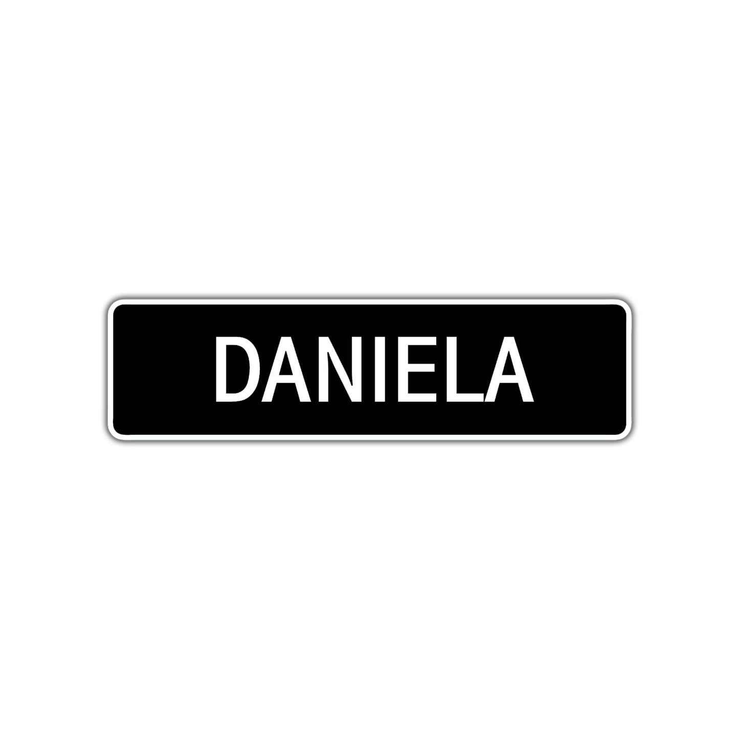 Daniela Street Sign Children Name Room Plate