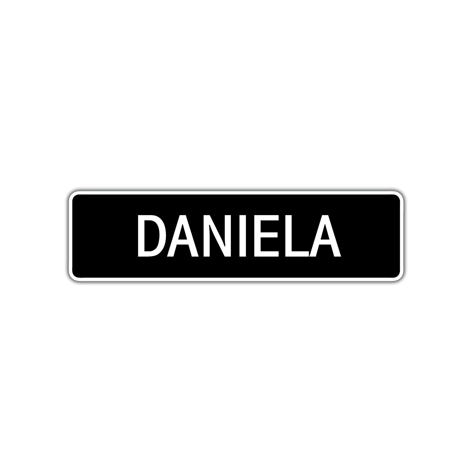 Daniela Street Sign Children Name Room Plate