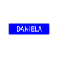 Daniela Street Sign Children Name Room Plate