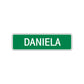Daniela Street Sign Children Name Room Plate