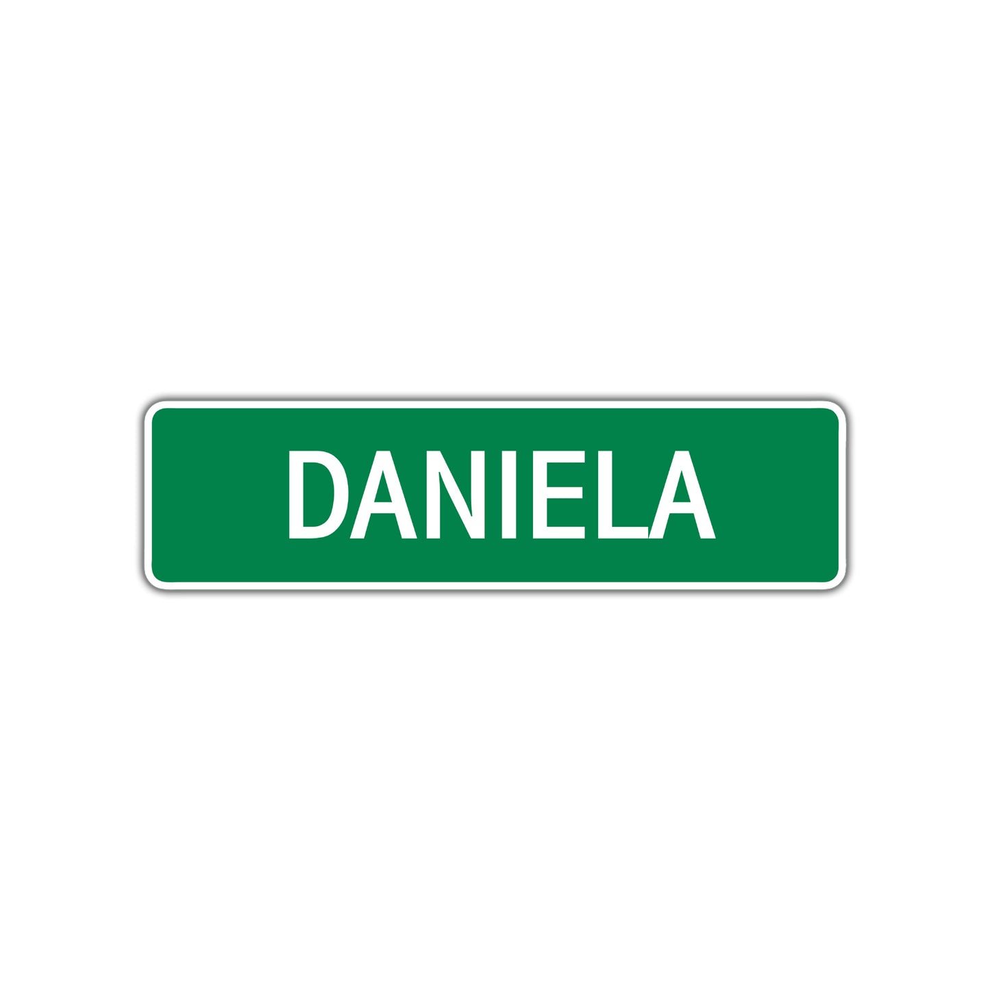 Daniela Street Sign Children Name Room Plate