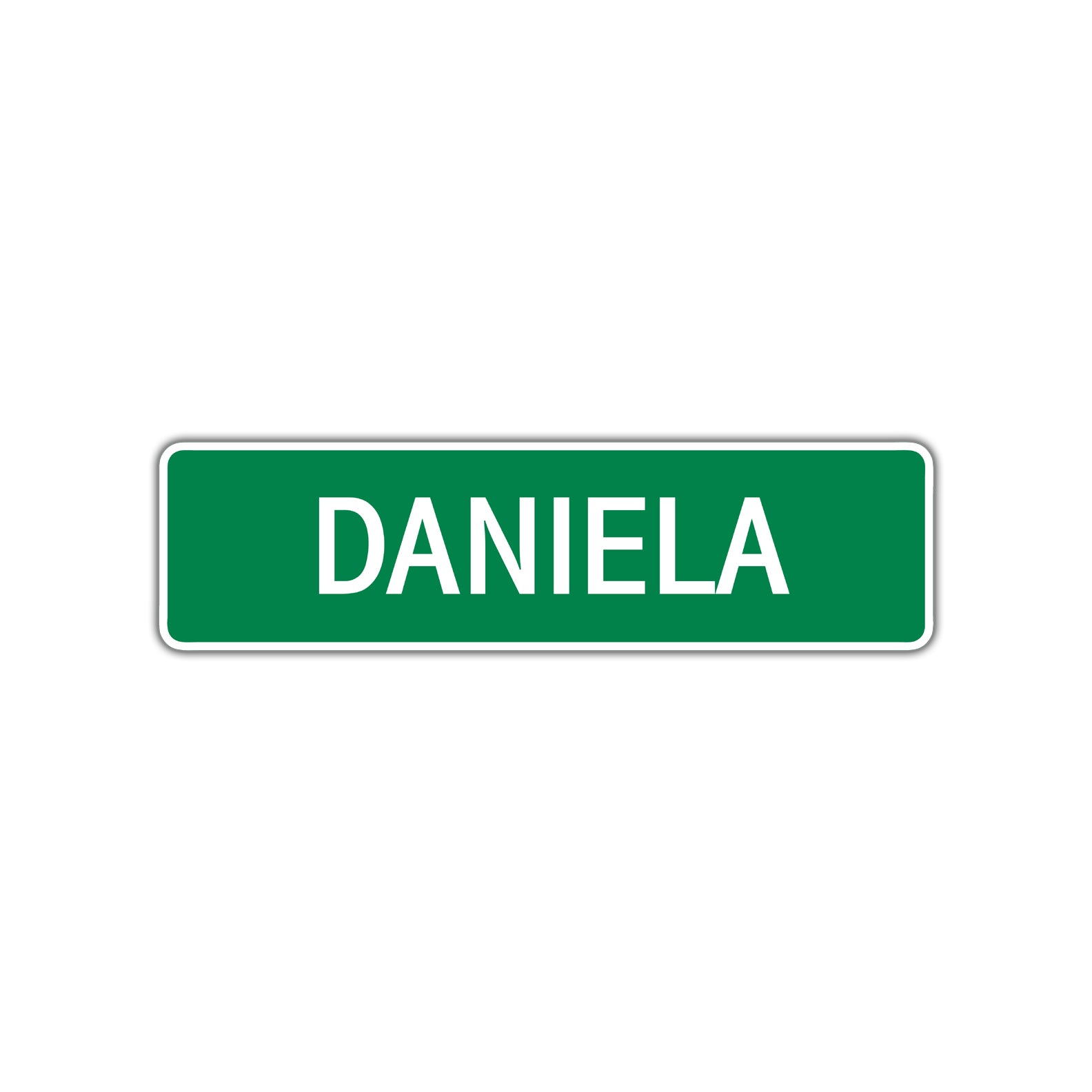 Daniela Street Sign Children Name Room Plate