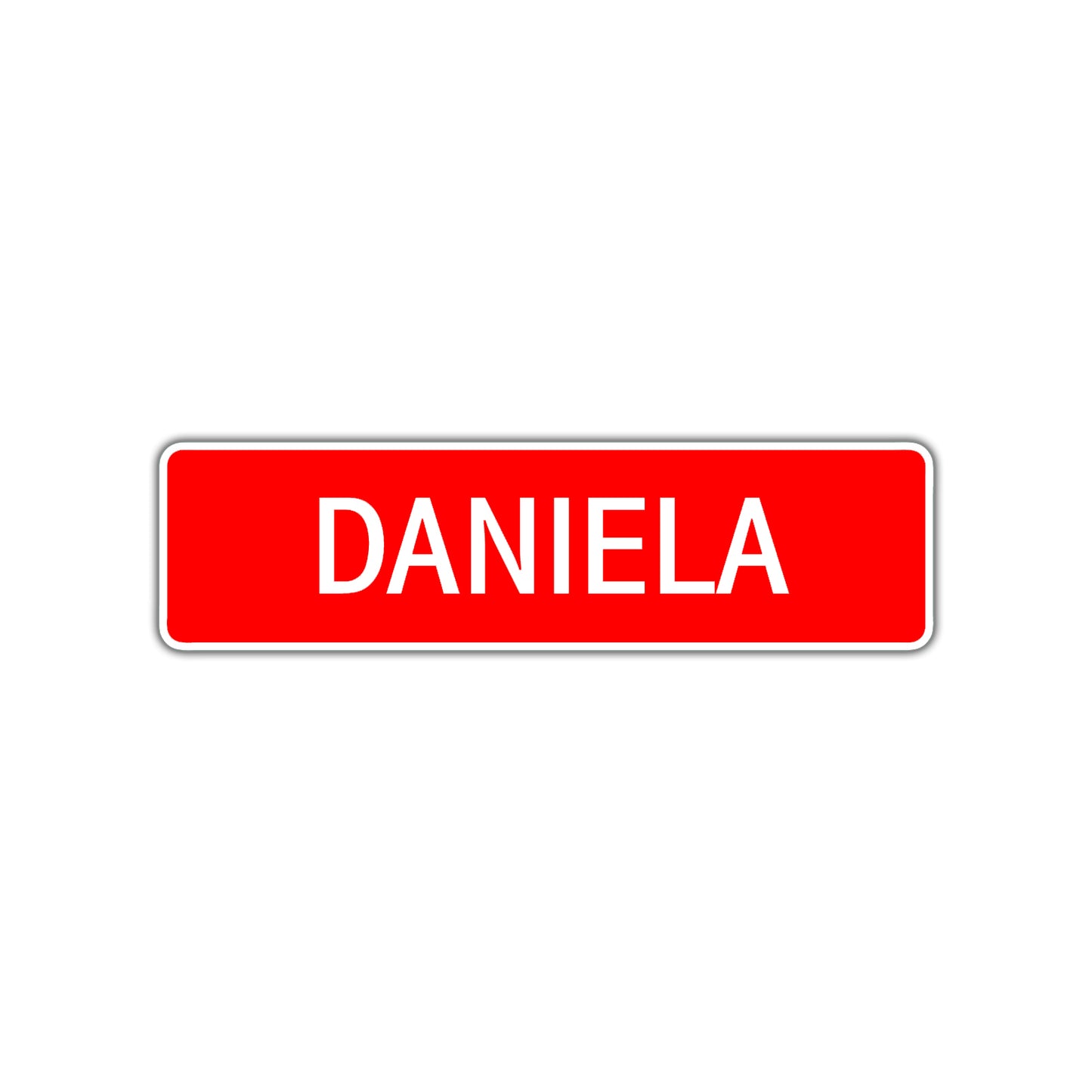 Daniela Street Sign Children Name Room Plate
