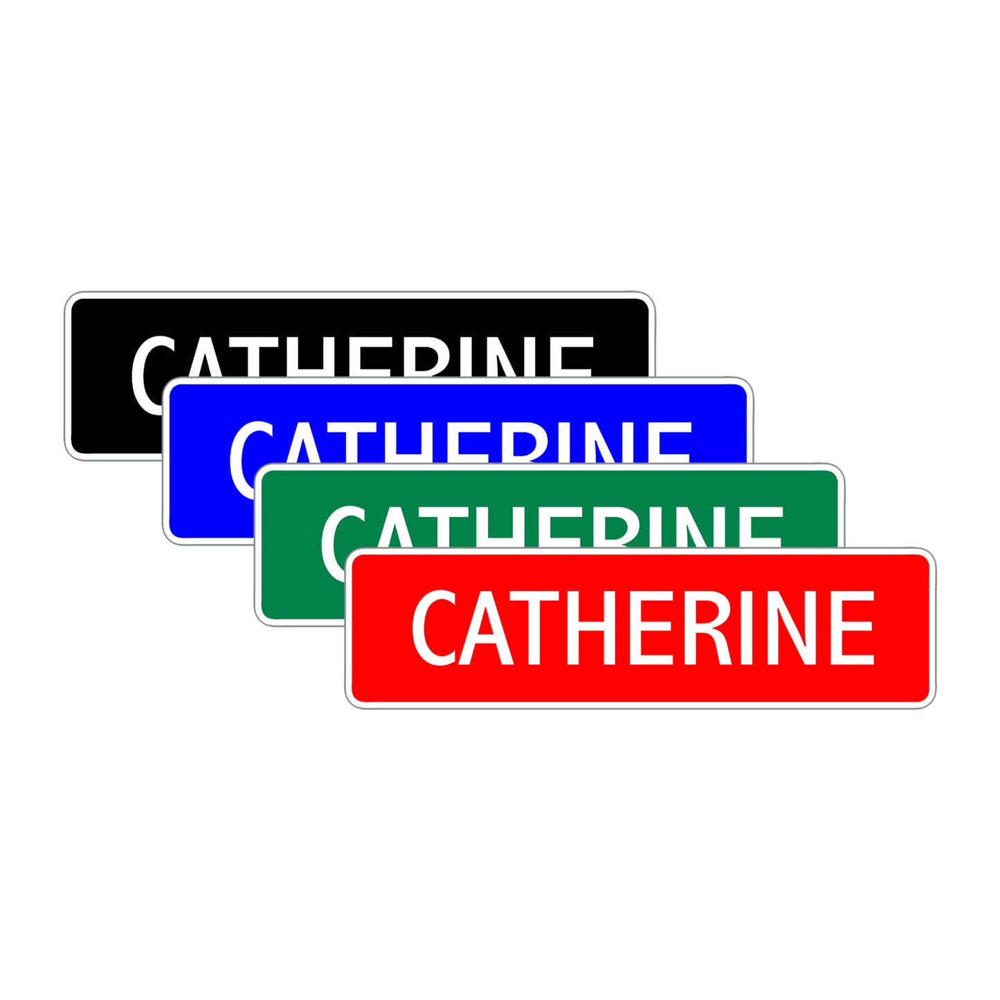 Catherine Street Sign Children Name Room Plate