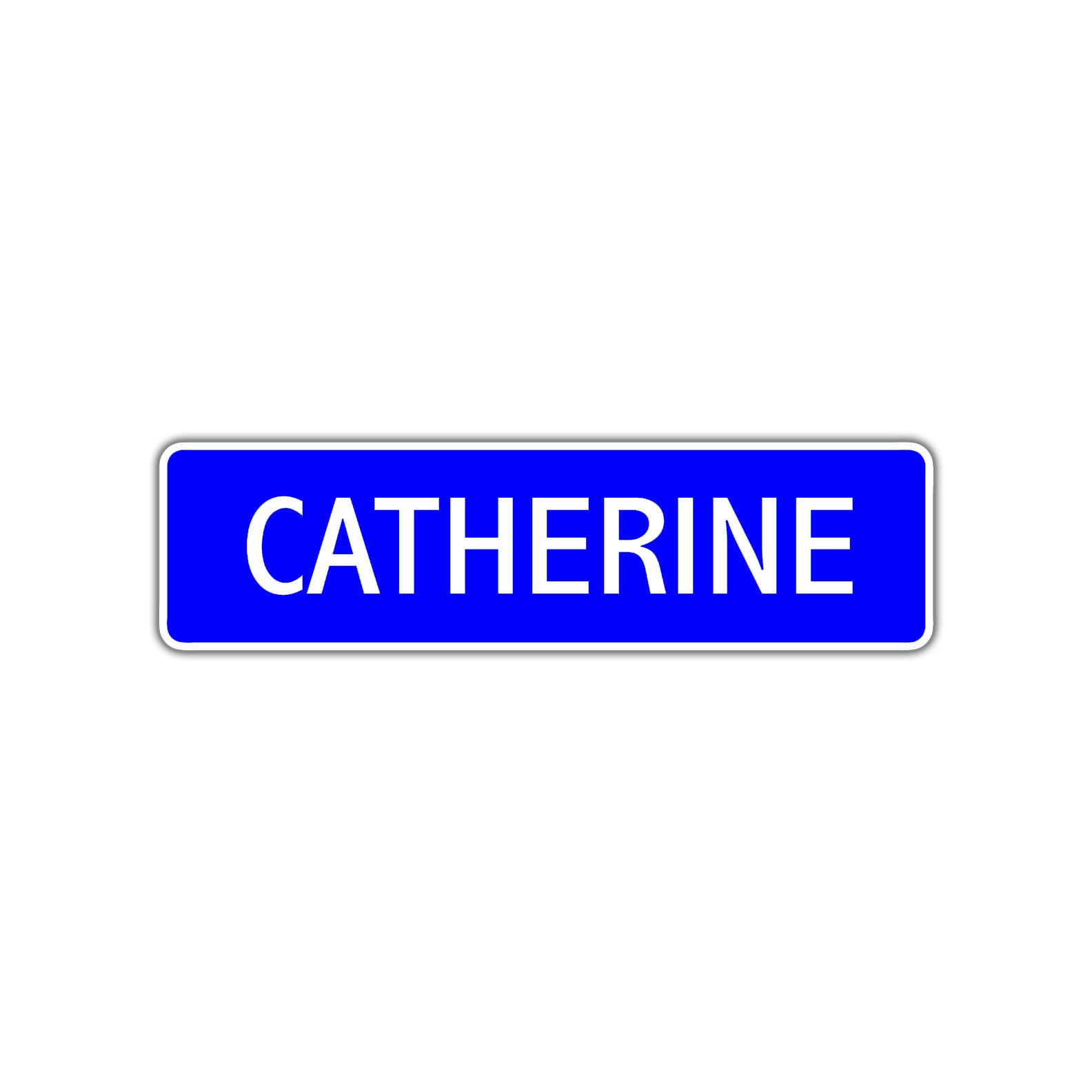Catherine Street Sign Children Name Room Plate