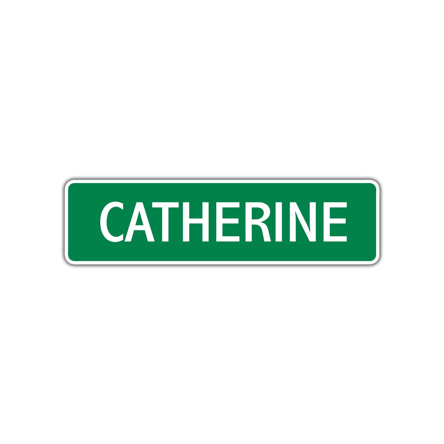 Catherine Street Sign Children Name Room Plate