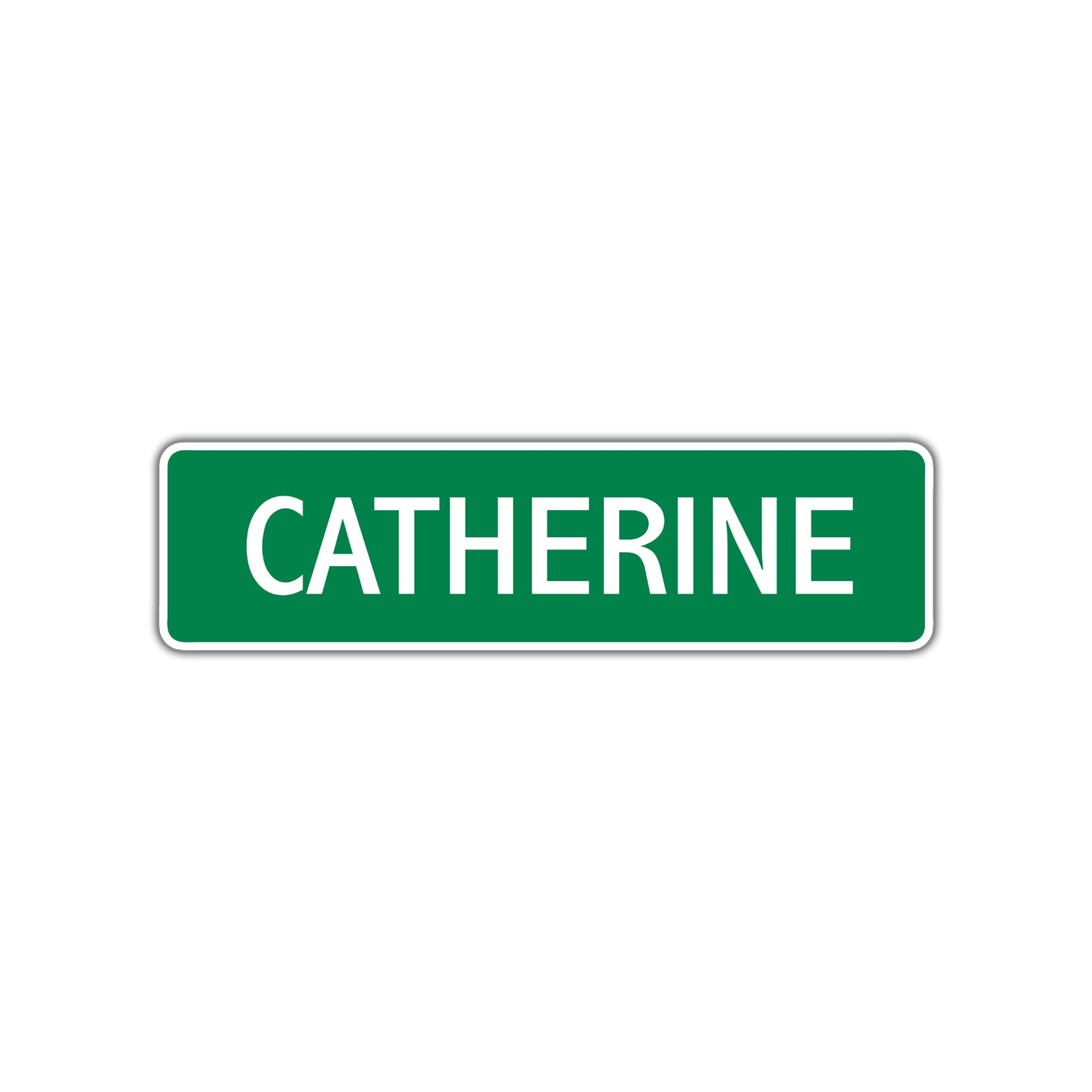Catherine Street Sign Children Name Room Plate