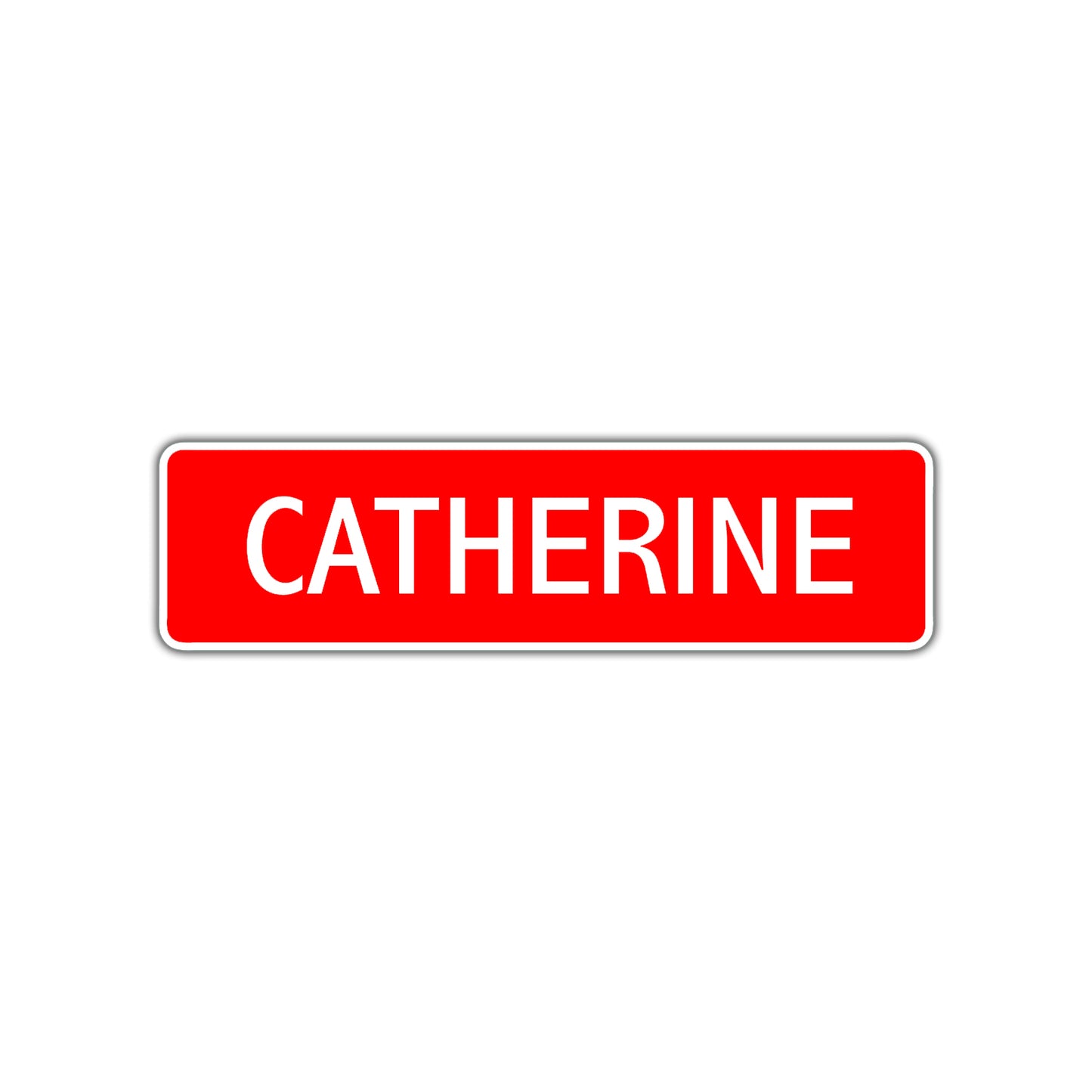 Catherine Street Sign Children Name Room Plate
