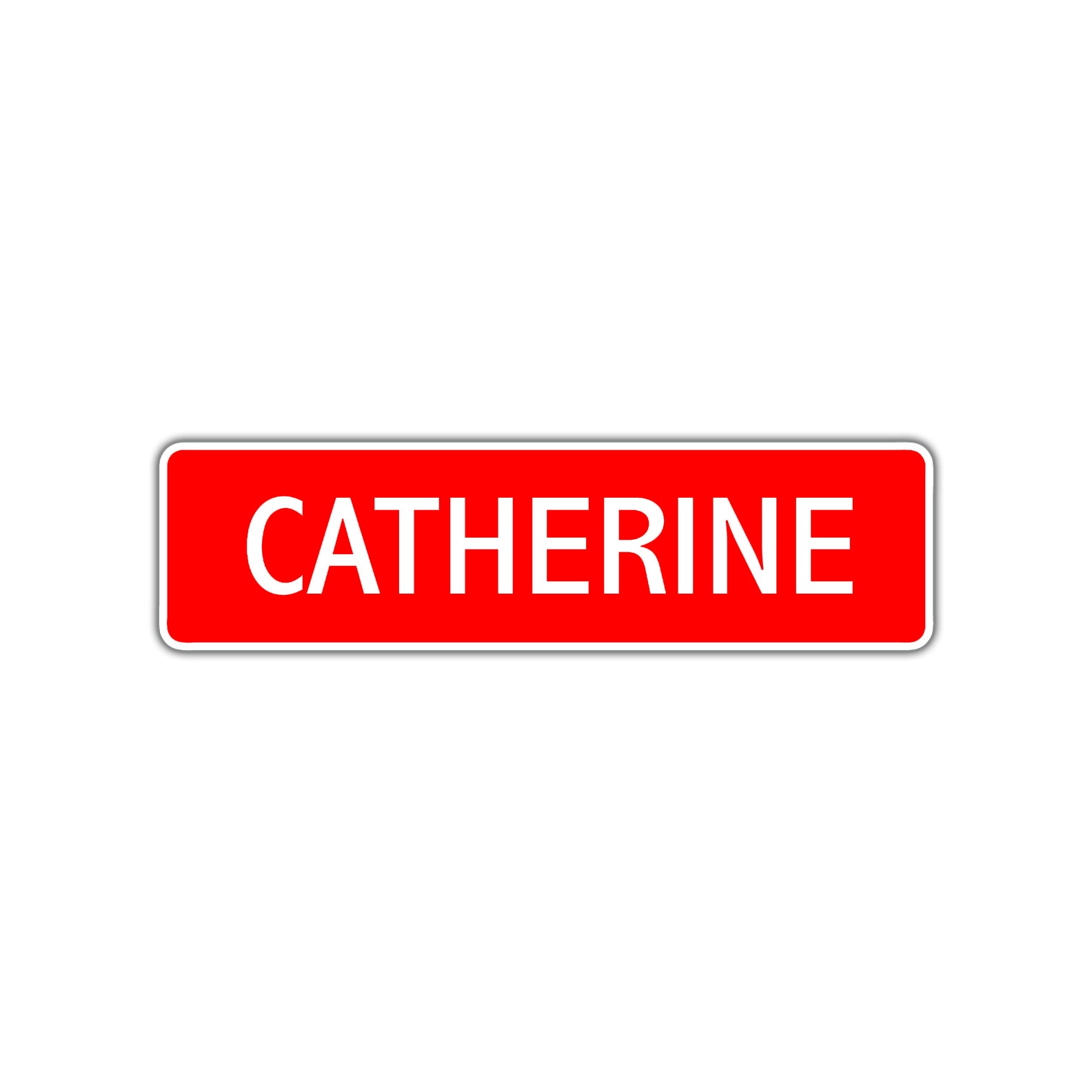 Catherine Street Sign Children Name Room Plate