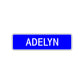 Adelyn Street Sign Children Name Room Plate