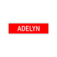Adelyn Street Sign Children Name Room Plate