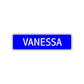 Vanessa Street Sign Children Name Room Plate