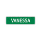 Vanessa Street Sign Children Name Room Plate