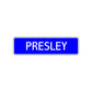 Presley Street Sign Children Name Room Plate