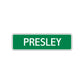 Presley Street Sign Children Name Room Plate