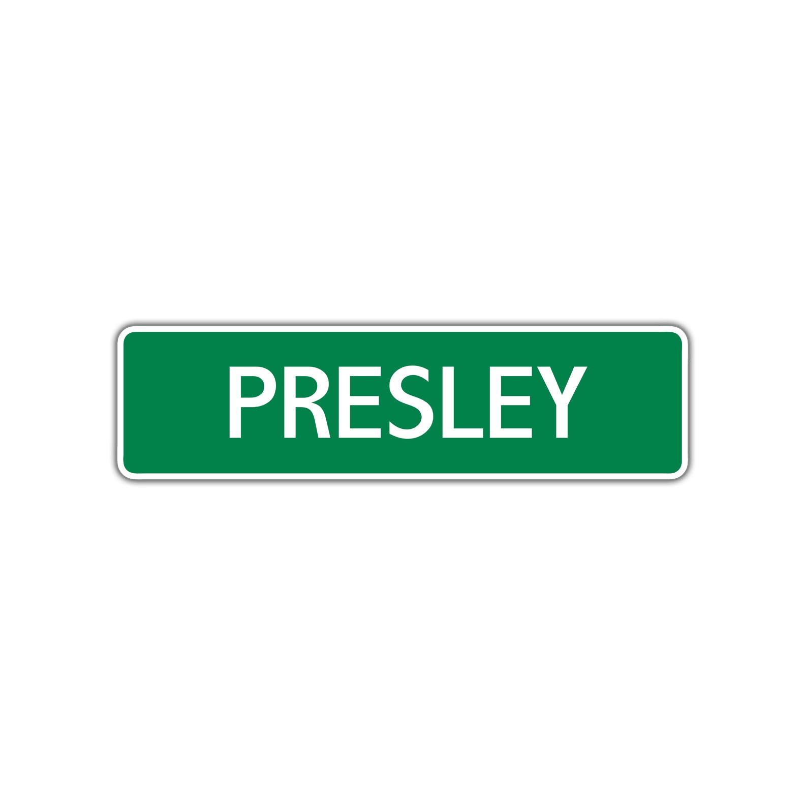 Presley Street Sign Children Name Room Plate