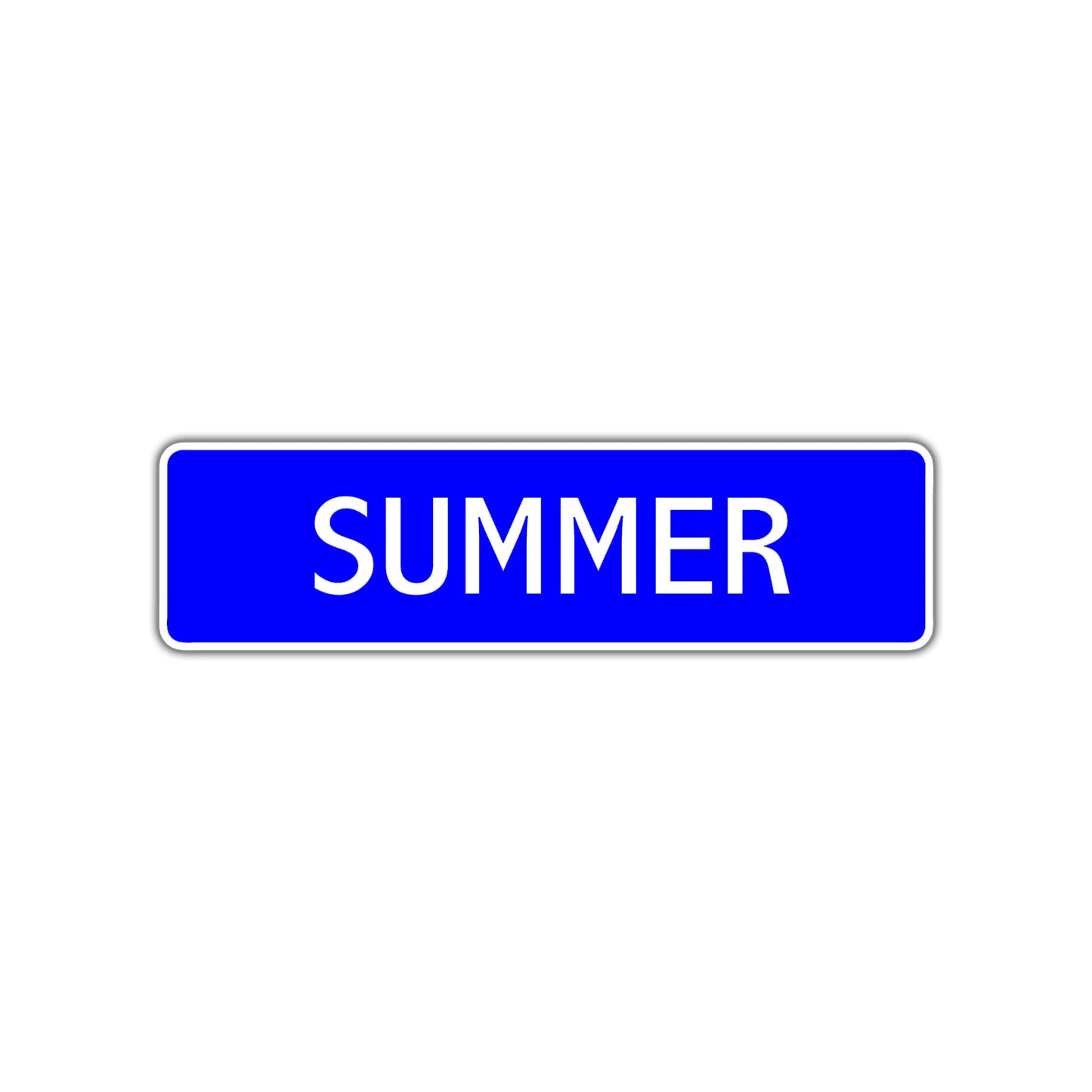Summer Street Sign Children Name Room Plate