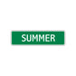 Summer Street Sign Children Name Room Plate