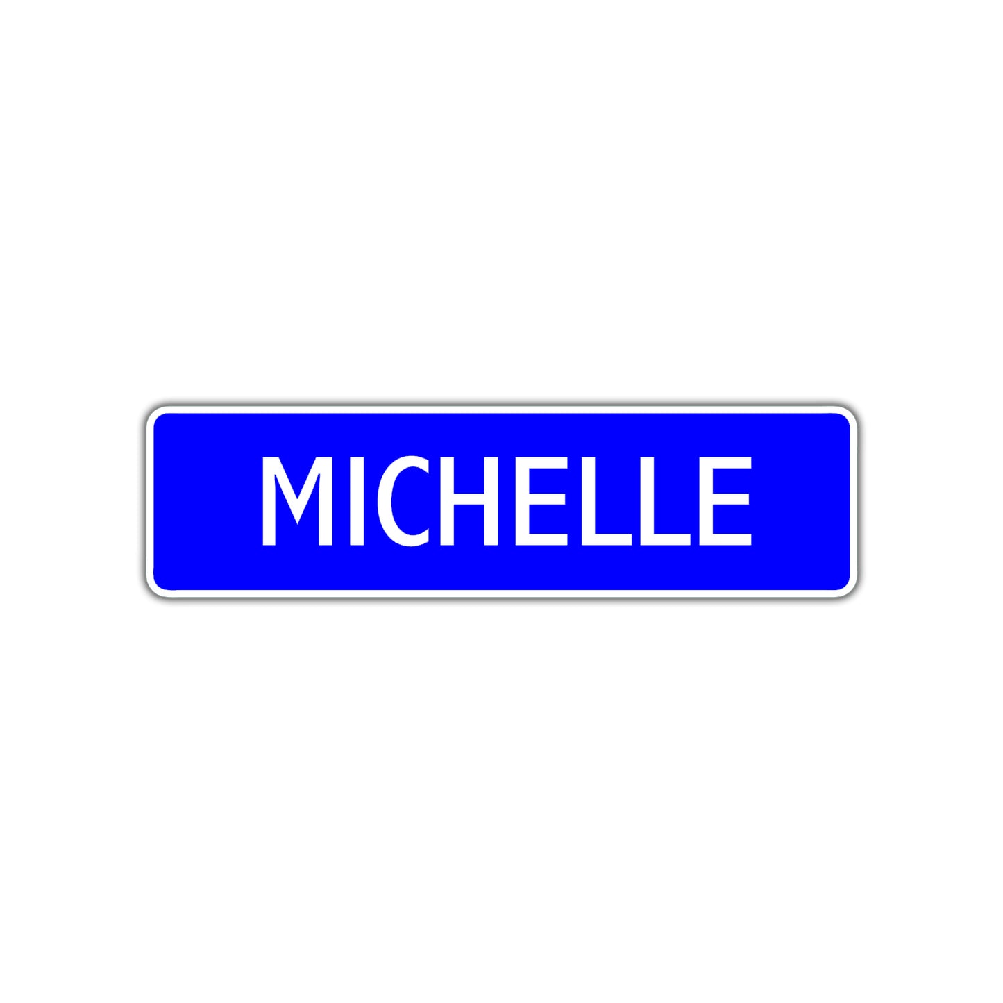 Michelle Street Sign Children Name Room Plate