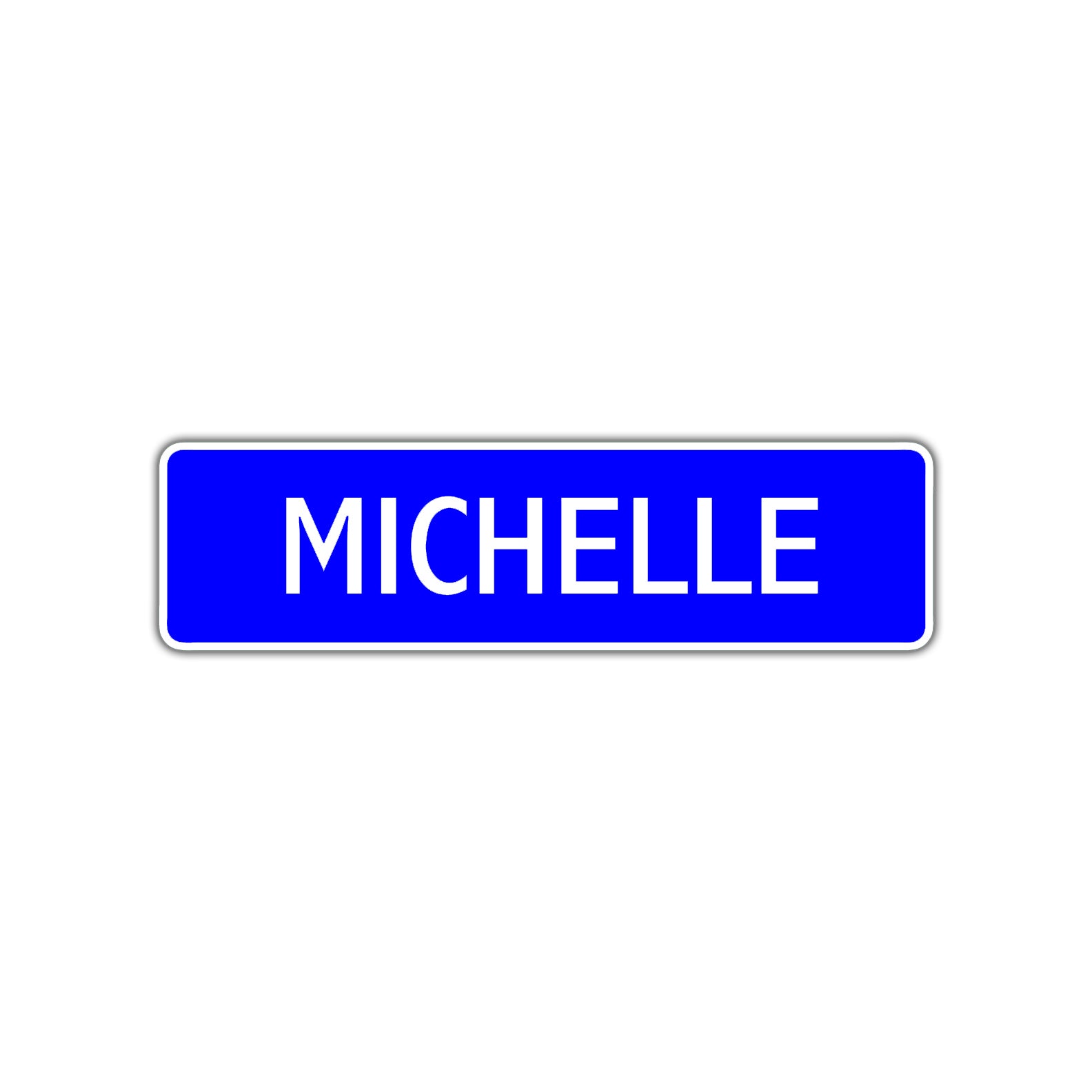 Michelle Street Sign Children Name Room Plate