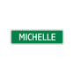 Michelle Street Sign Children Name Room Plate