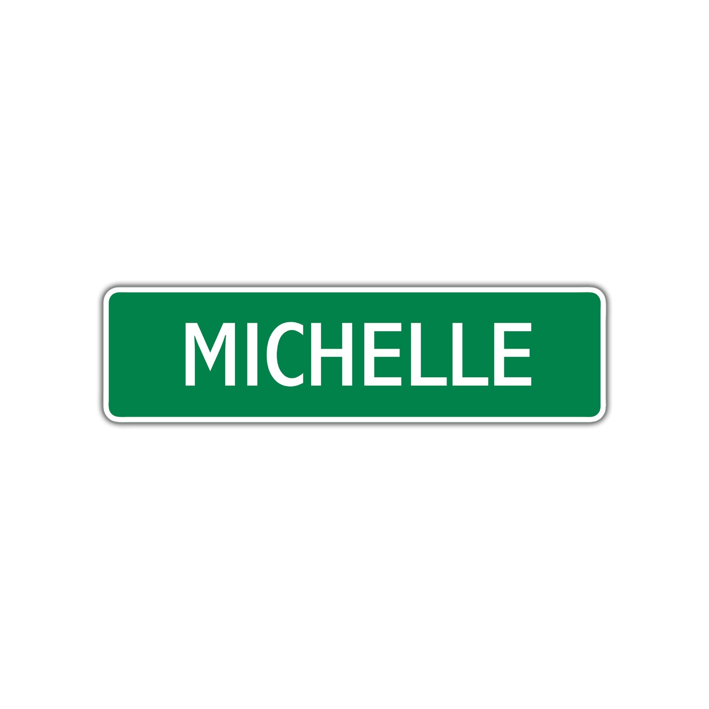 Michelle Street Sign Children Name Room Plate