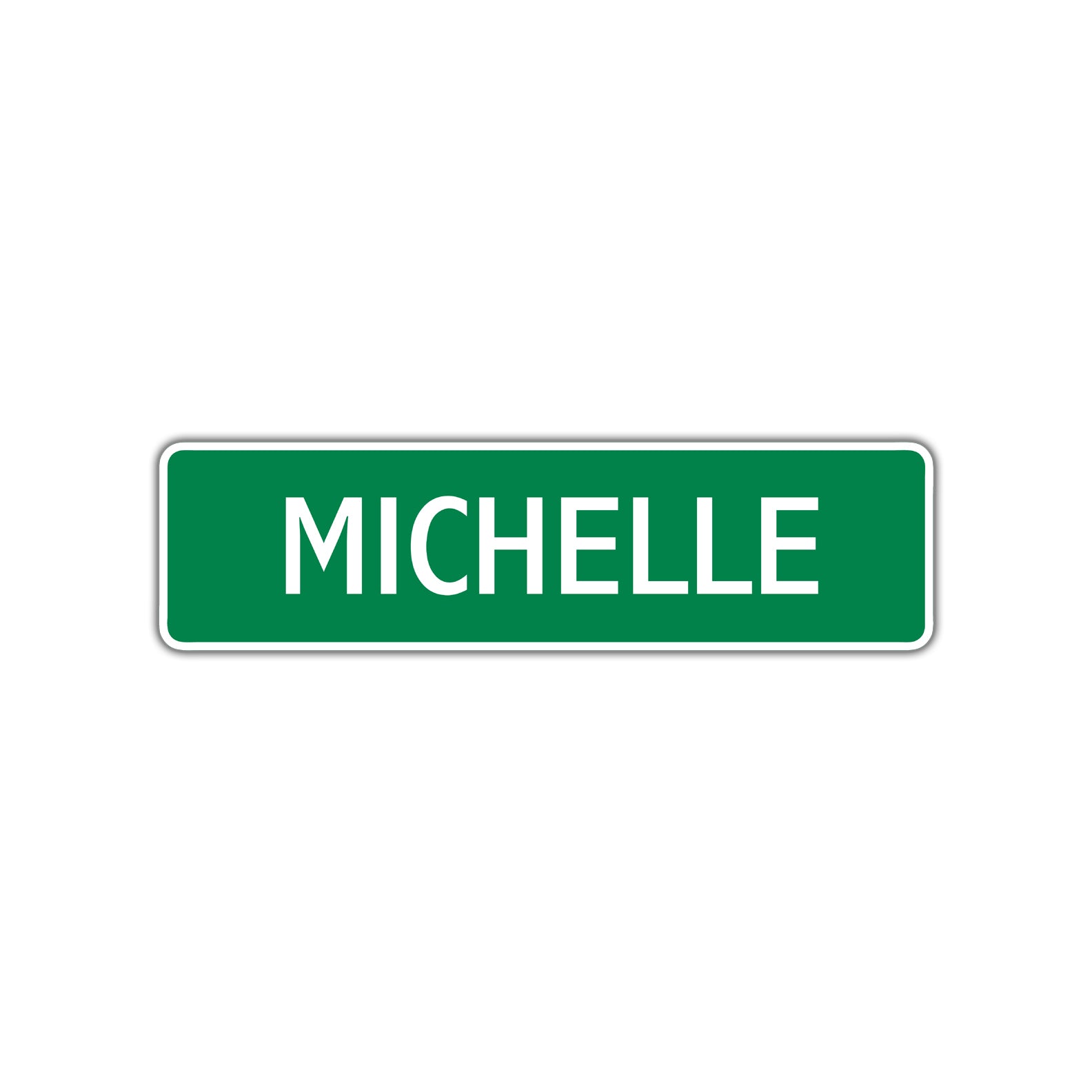 Michelle Street Sign Children Name Room Plate