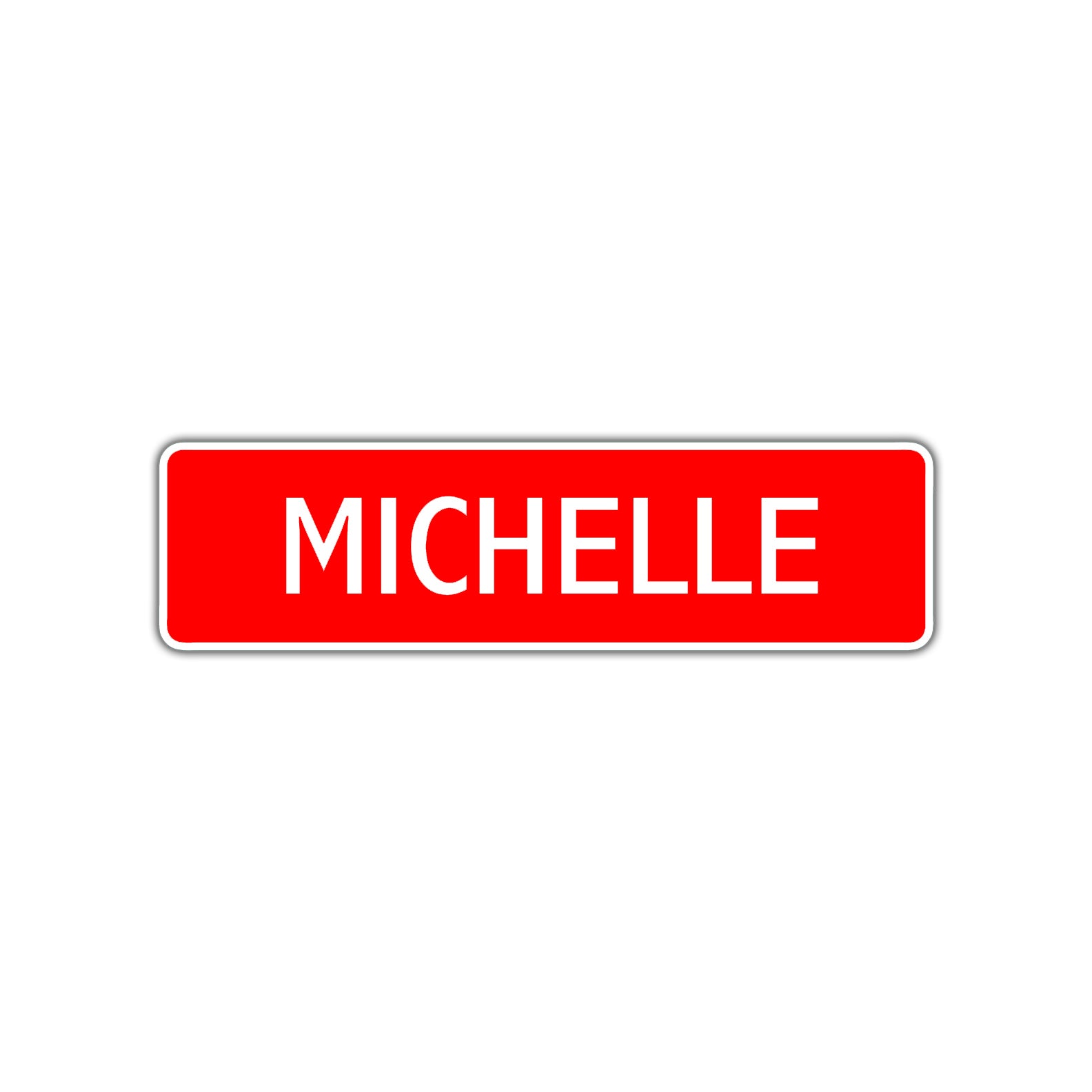 Michelle Street Sign Children Name Room Plate - Sign Fever