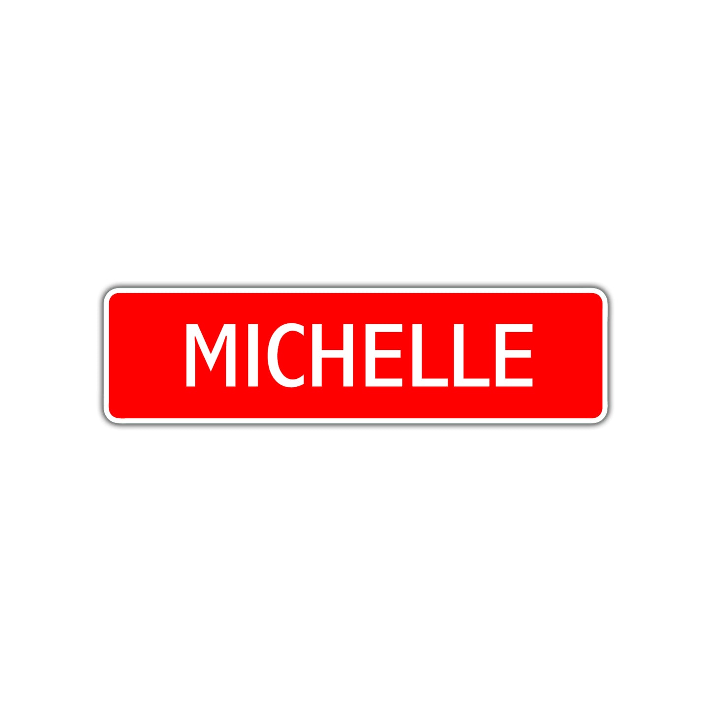 Michelle Street Sign Children Name Room Plate