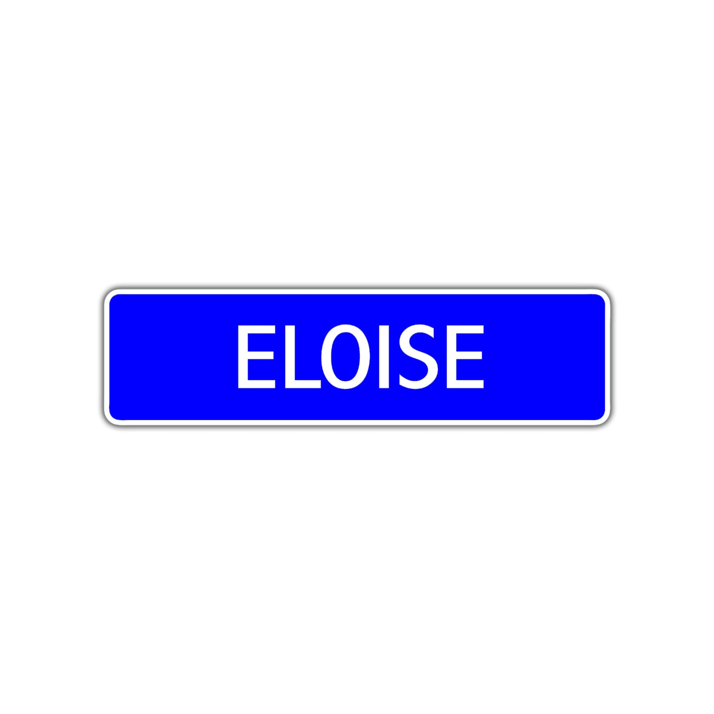 Eloise Street Sign Children Name Room Plate