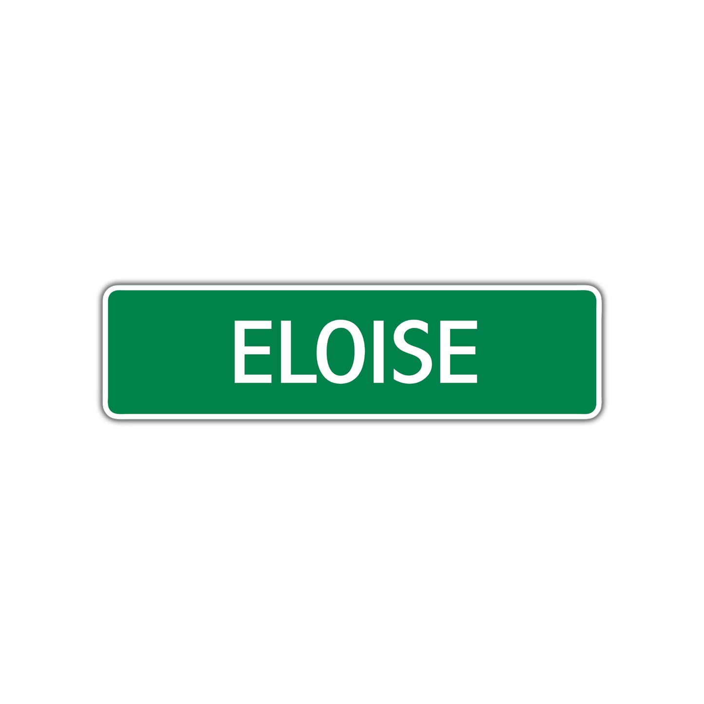 Eloise Street Sign Children Name Room Plate