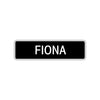 Fiona Street Sign Children Name Room Plate