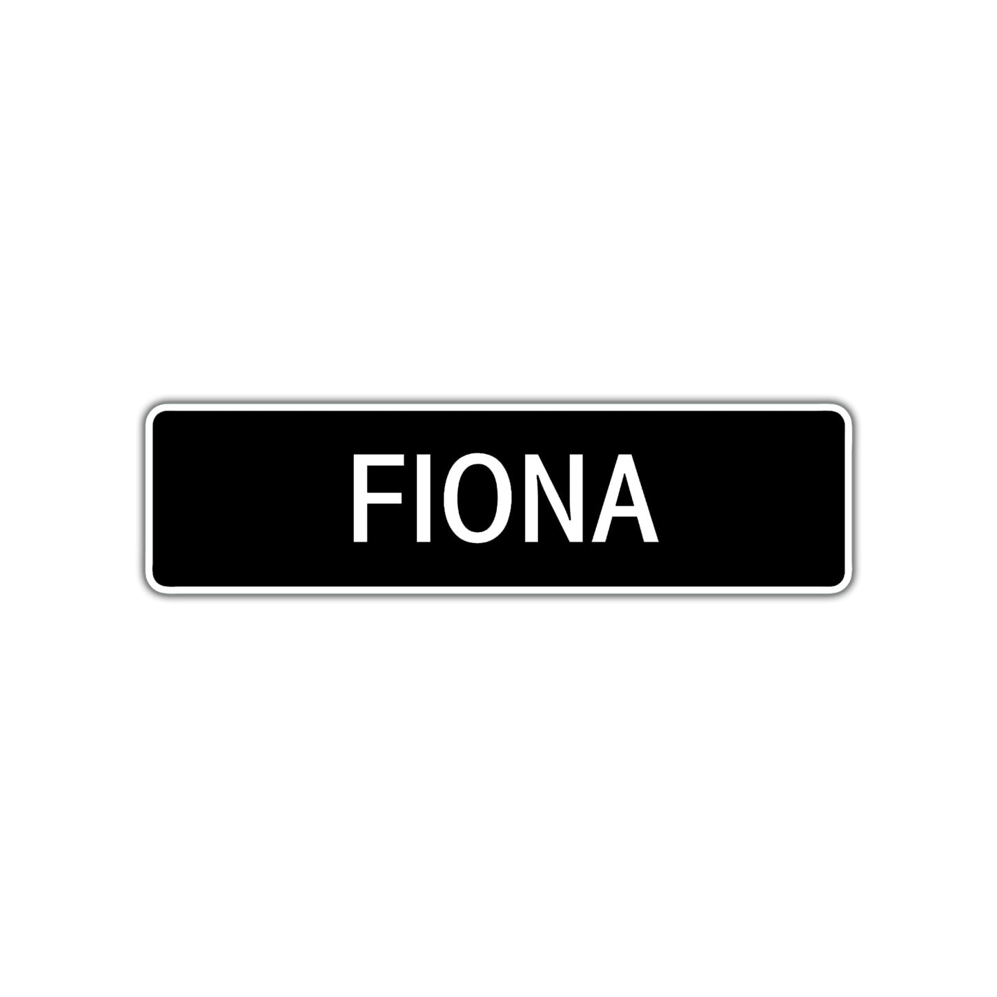 Fiona Street Sign Children Name Room Plate