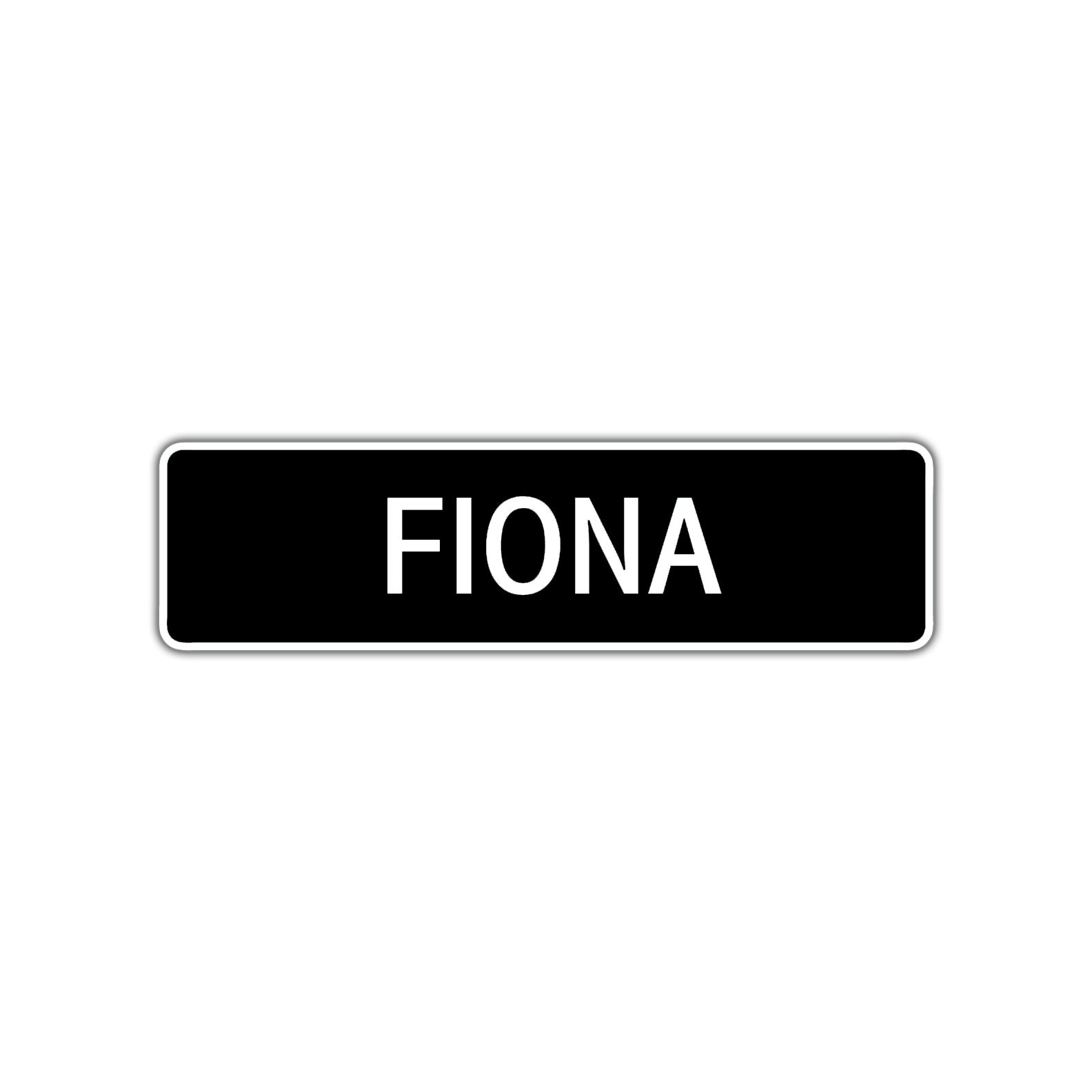 Fiona Street Sign Children Name Room Plate
