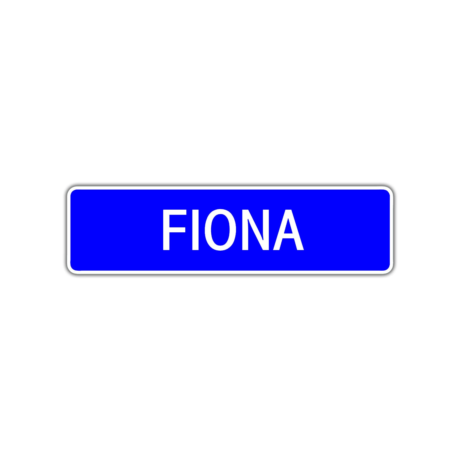 Fiona Street Sign Children Name Room Plate