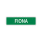 Fiona Street Sign Children Name Room Plate