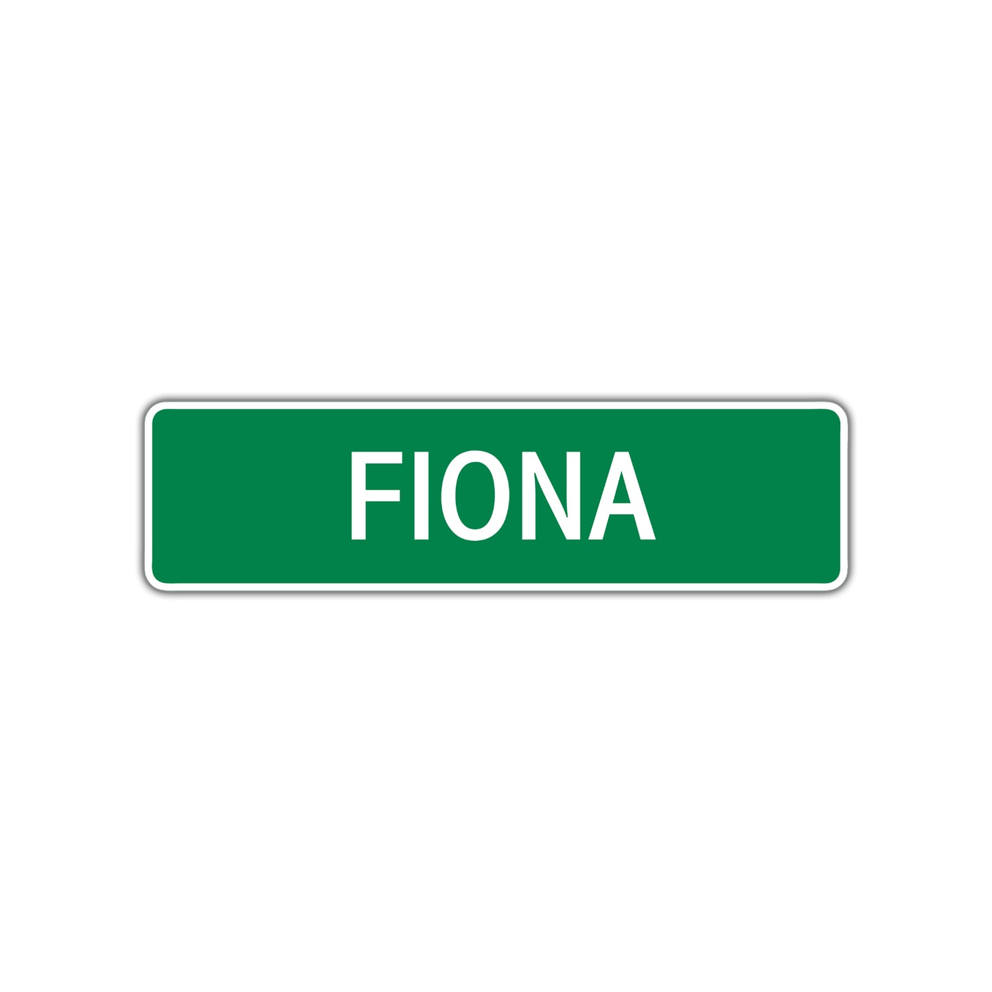 Fiona Street Sign Children Name Room Plate